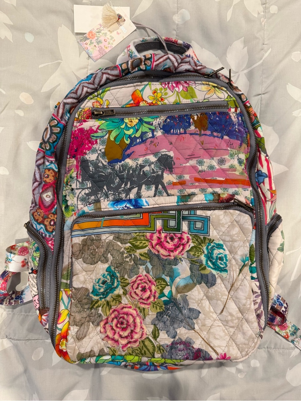 Johnny Was Dreamer Quilted Backpack